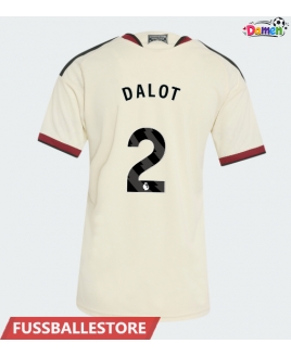 Günstige Manchester United Diogo Dalot #2 3rd trikot Damen 2026-27 Kurzarm